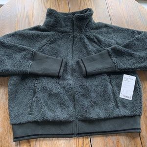 ATHLETA Soft Sherpa fleece jacket/New with tag